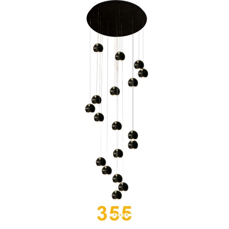 Đèn thả Led 3000K*18 - Ø600*H2500