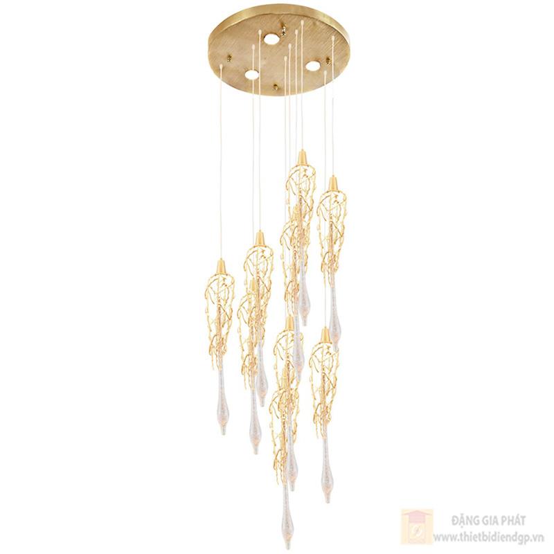 Đèn thả pha lê bóng GU10 Ø600*H3000