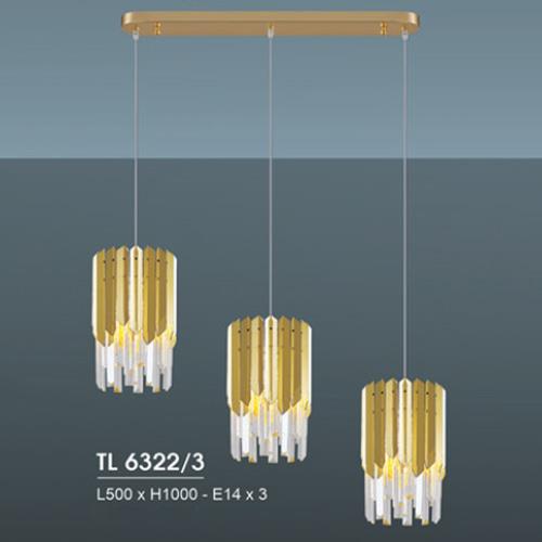 Đèn thả trần led L500*H1000, E14*3