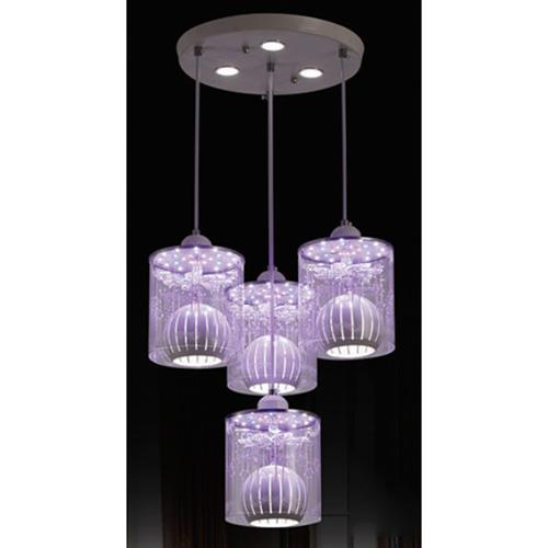 Đèn thả trần led Ø300*H1000, LED RGB 22W