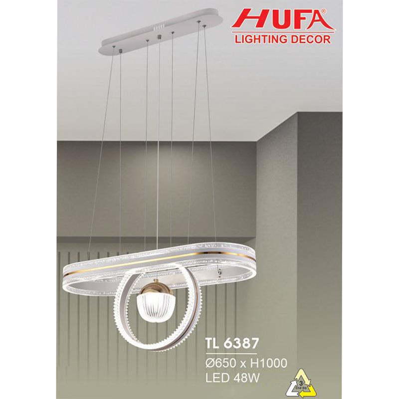 Đèn treo led trang trí Ø650*H1000 - LED 48W, ánh sáng 3 chế độ