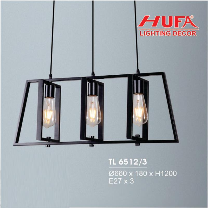 Đèn treo led trang trí Ø660*180*H1200 - E27*3