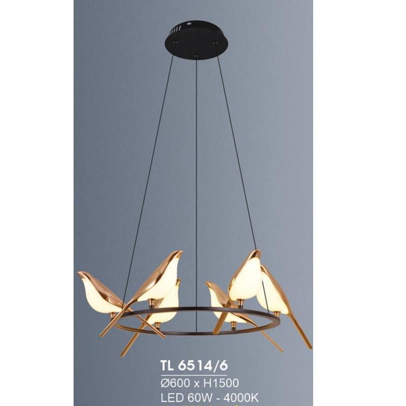 Đèn treo led trang trí Ø600*H1500 - LED 60W - 4000K