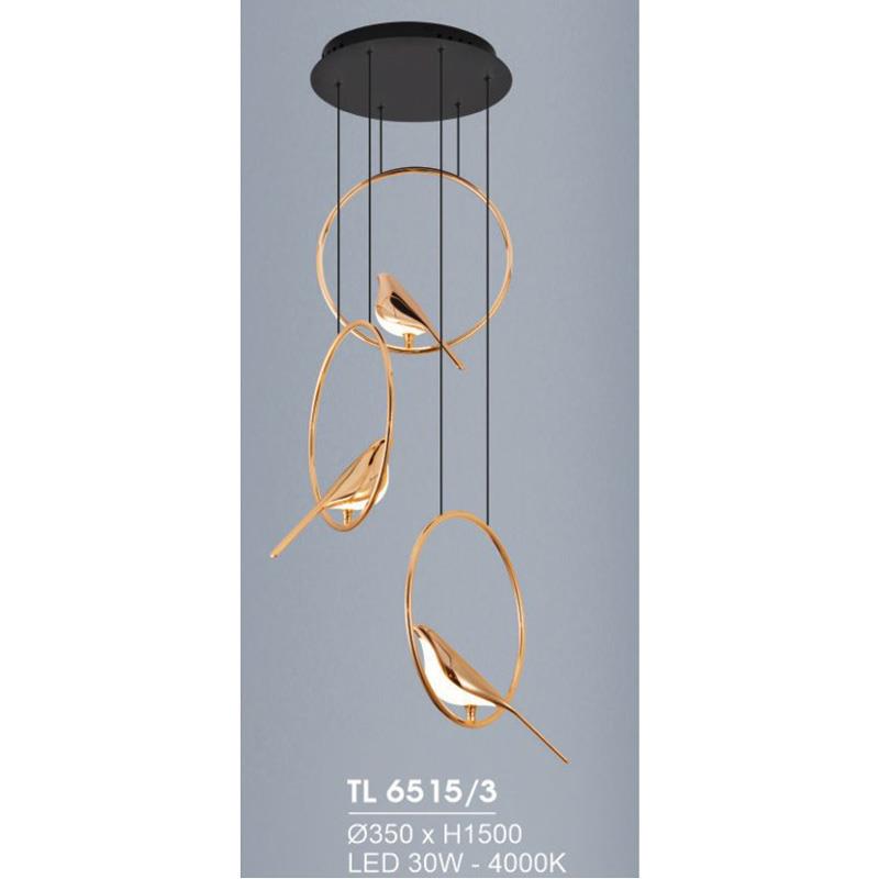 Đèn treo led trang trí Ø350*H1500 - LED 30W - 4000K