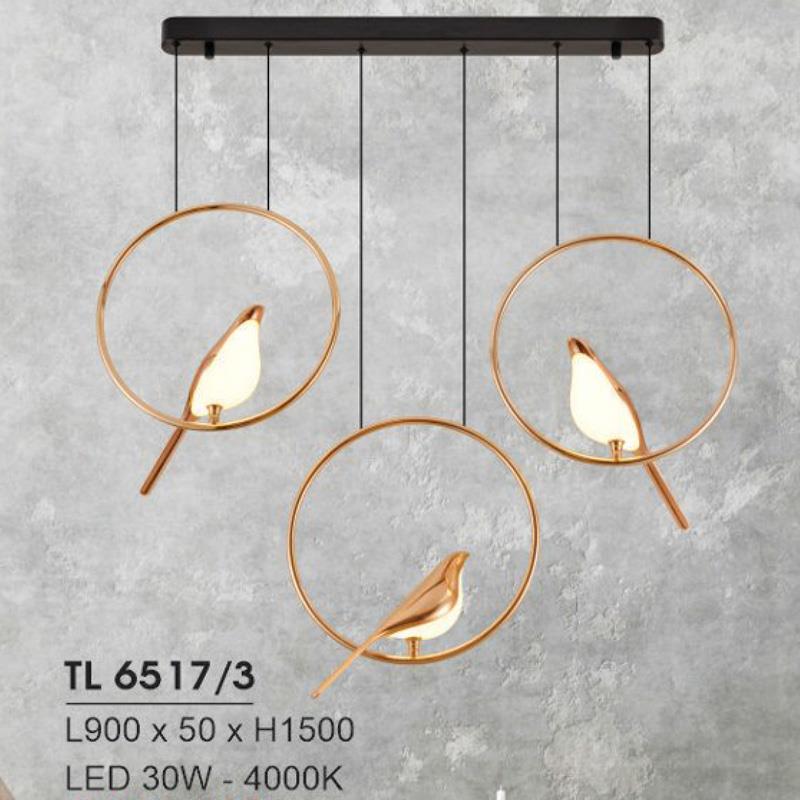 Đèn treo led trang trí L900*50*H1500 - LED 30W - 4000K