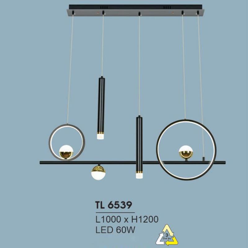 Đèn treo led trang trí L1000*H1200 - LED 60W, ánh sáng vàng