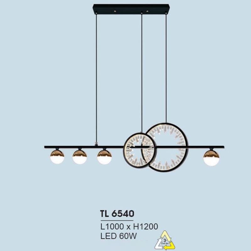 Đèn treo led trang trí L1000*H1200 - LED 60W, ánh sáng 3 chế độ