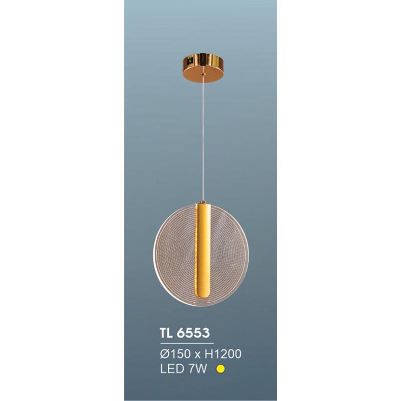 Đèn treo led trang trí Ø150*H1200 - LED 7W, ánh sáng vàng