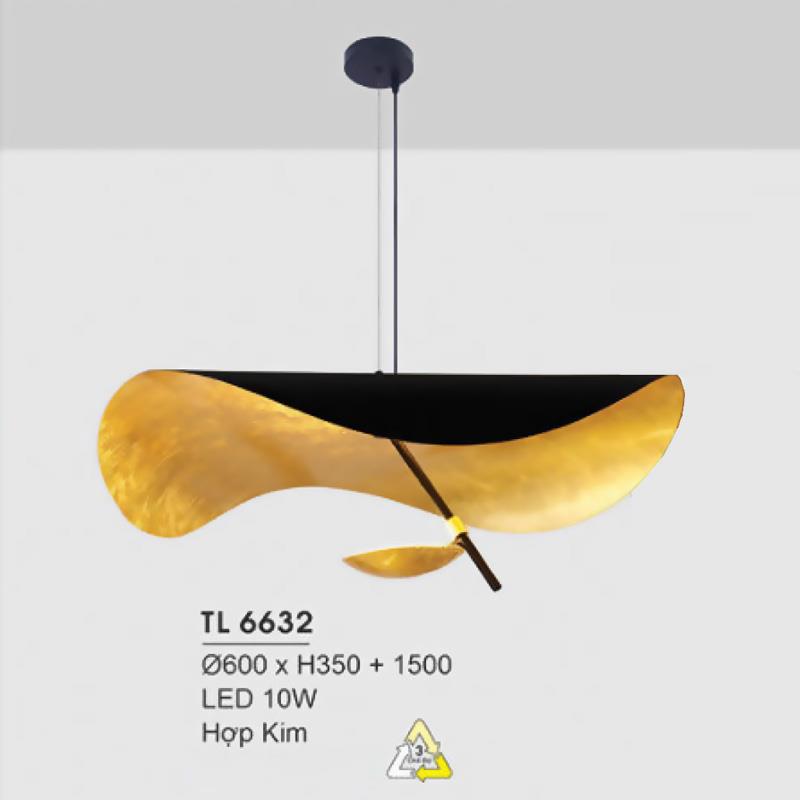Đèn thả trần Hợp Kim- Ø600 x H350 + 1500 LED 10W - Ánh sáng 3 CĐ