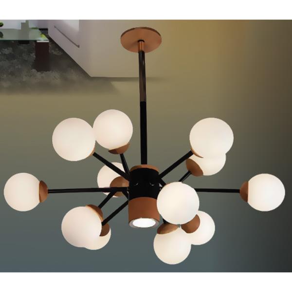 Đèn chùm nghệ thuật Ø820*H550, LED 5W*12