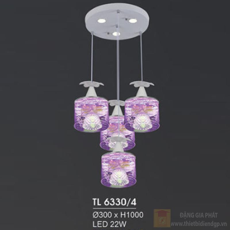 Đèn thả trần led Ø300*H1000, LED RGB 22W