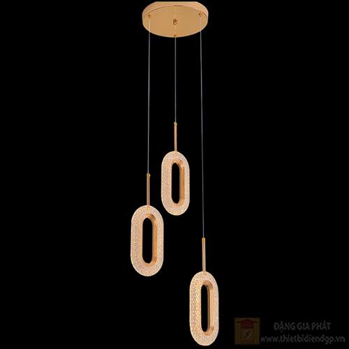 Đèn treo led trang trí Ø300*H1000 - LED 24W, ánh sáng 3 chế độ