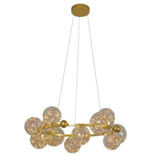 Đèn treo led trang trí Ø800*H1500 - LED 96W, ánh sáng vàng