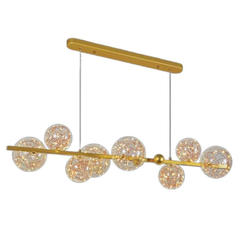 Đèn treo led trang trí L1100*H1500 - LED 64W, ánh sáng vàng
