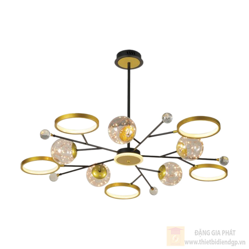 Đèn treo led trang trí Ø1050*H650 - LED 80W, ánh sáng 3 chế độ