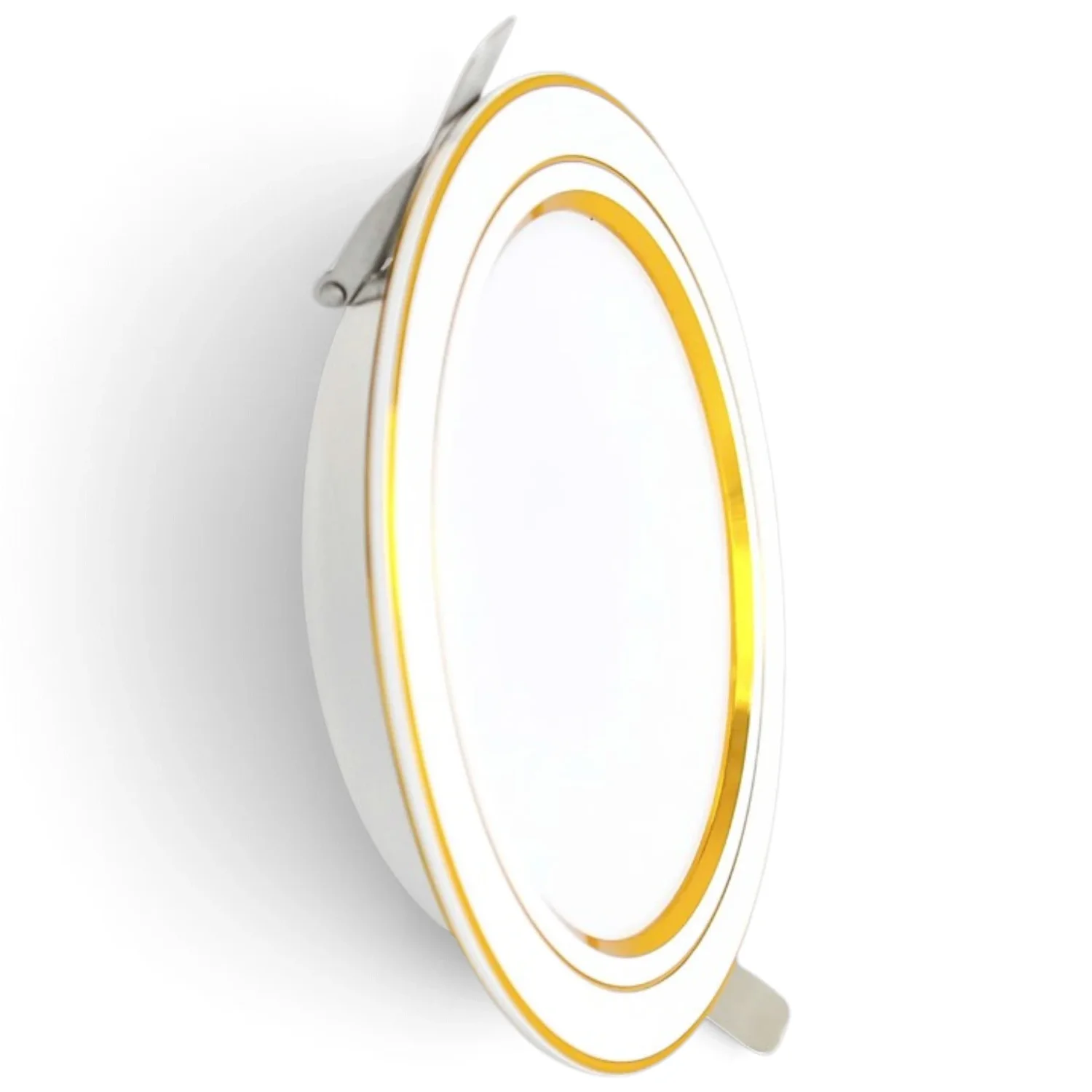 Đèn Downlight âm trần liền khối TLC Lighting TLC-ALK-VV-10W viền vàng