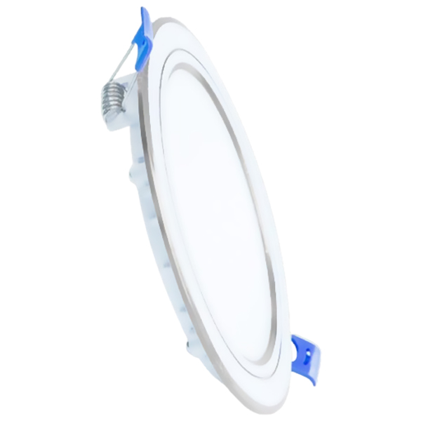 Đèn Led âm trần TLC 9W viền bạc