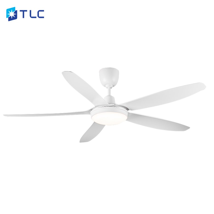 Quạt trần 5 cánh TLC-QTE-EV06 màu trắng