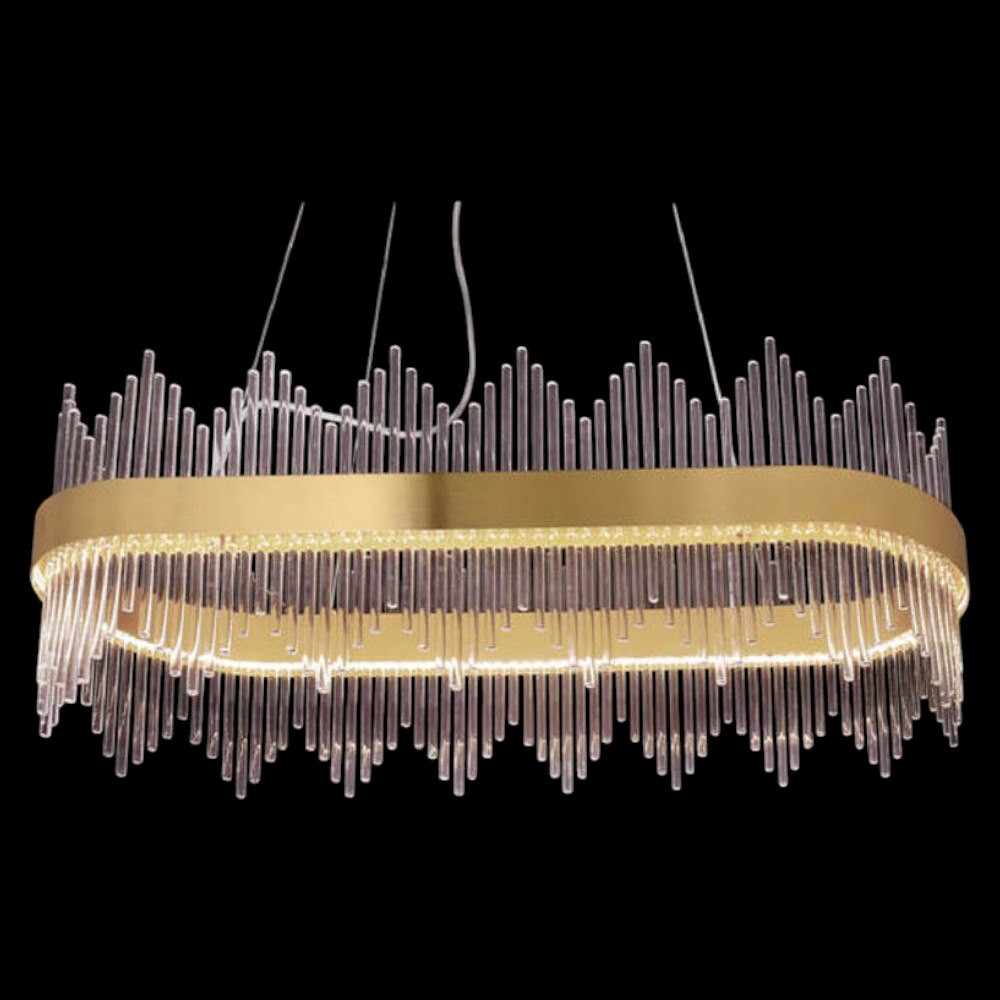 Đèn thả pha lê Andora TPL-17008/L1000 L1000 x W350 x H360 +900 LED 3 CĐ