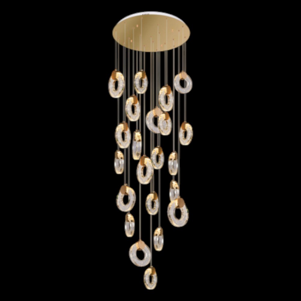 Đèn thả pha lê Andora TPL-8186/22 Ø800*H2700 3000K