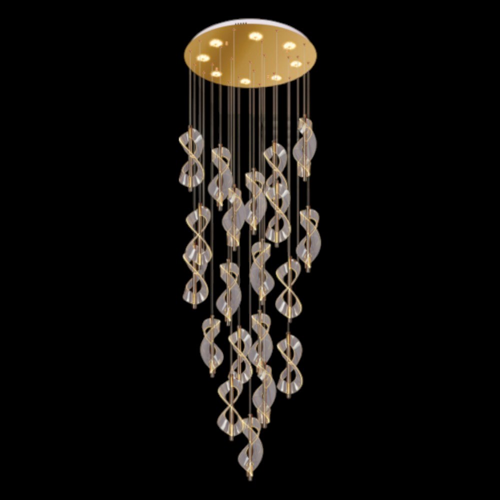 Đèn thả pha lê Andora TPL-8317/20 Ø800*H2800 3000K