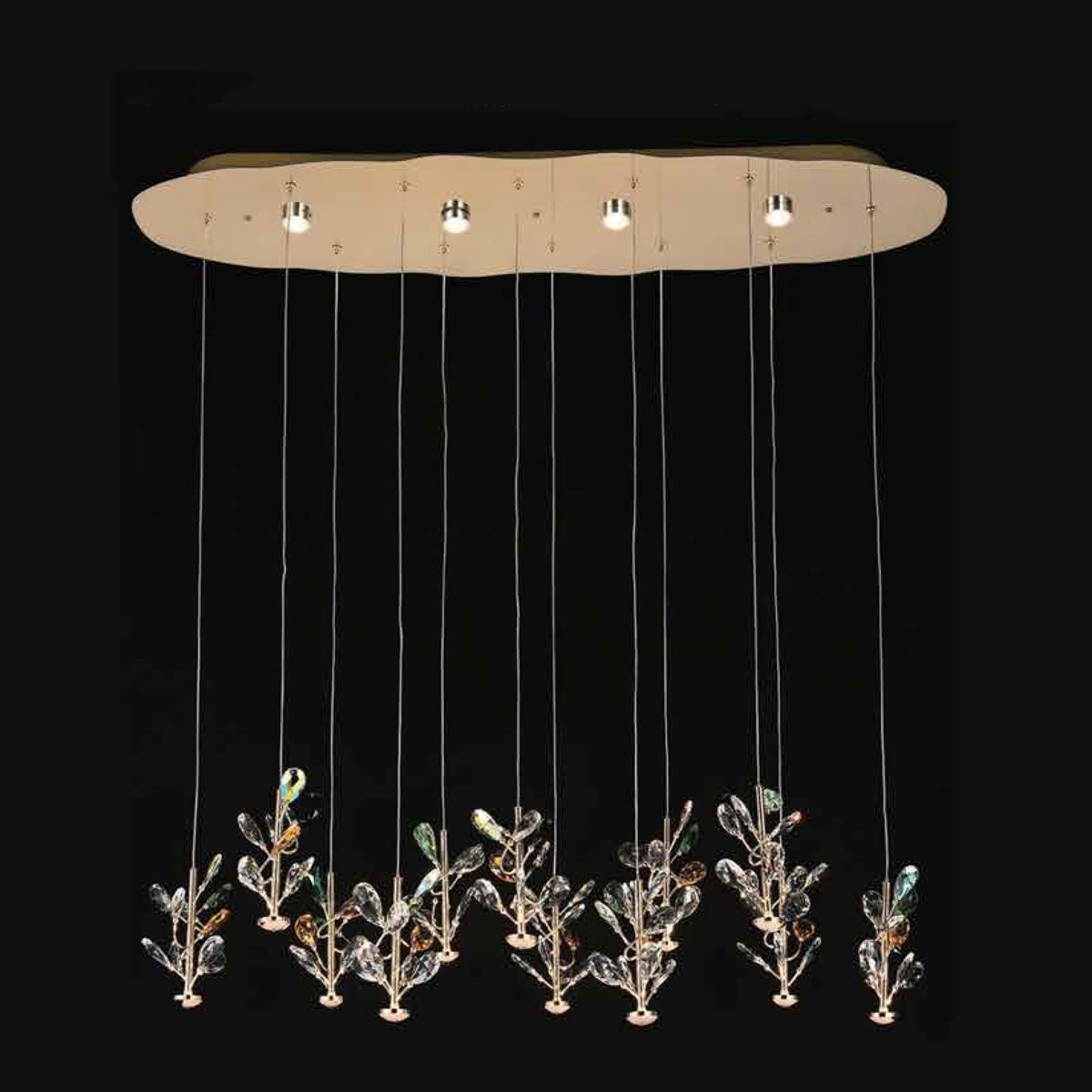 Đèn thả pha lê 355 DECOR TPL039N12 L1200*W300*H1200