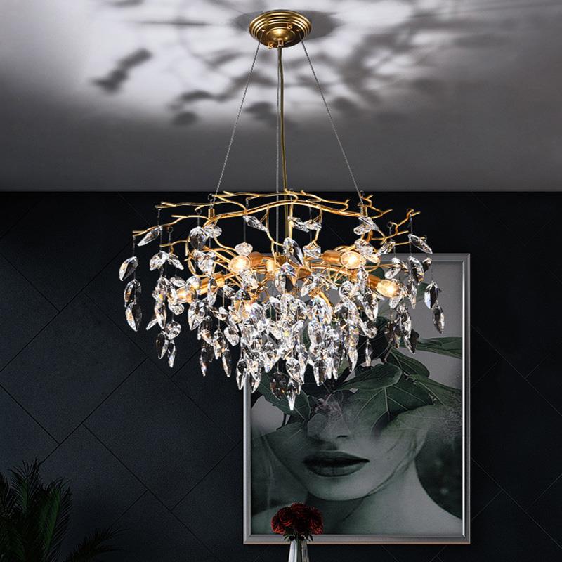 Đèn thả pha lê Ø650, E14*6