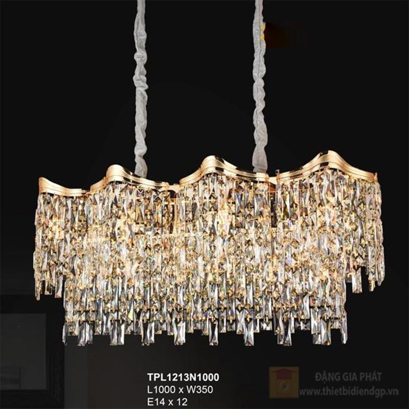 Đèn treo pha lê E14*12 - L1000*W350