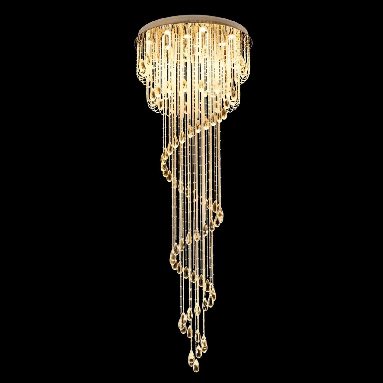 Đèn thả pha lê 355 DECOR TPL207 Ø800*H2600