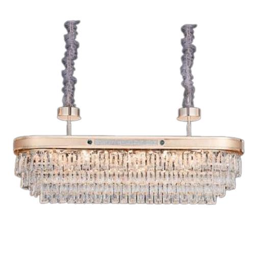 Đèn treo pha lê K9 thân xi cao cấp L950*H300 - E14*14