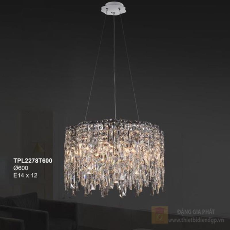Đèn treo pha lê E14*12 - Ø600