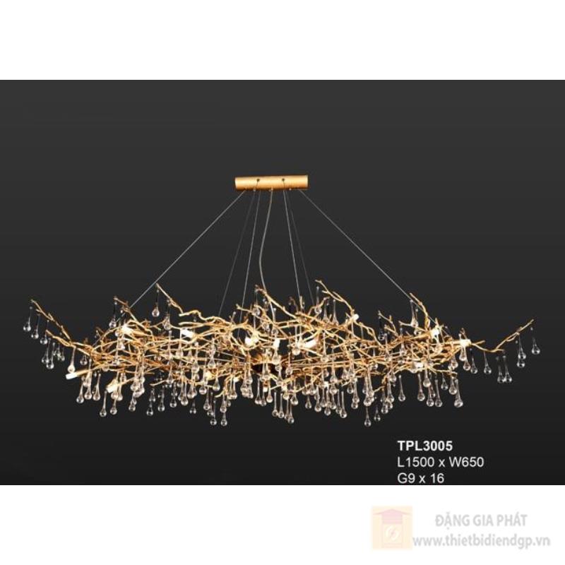 Đèn Thả Pha Lê L1500*W650 - G9*16