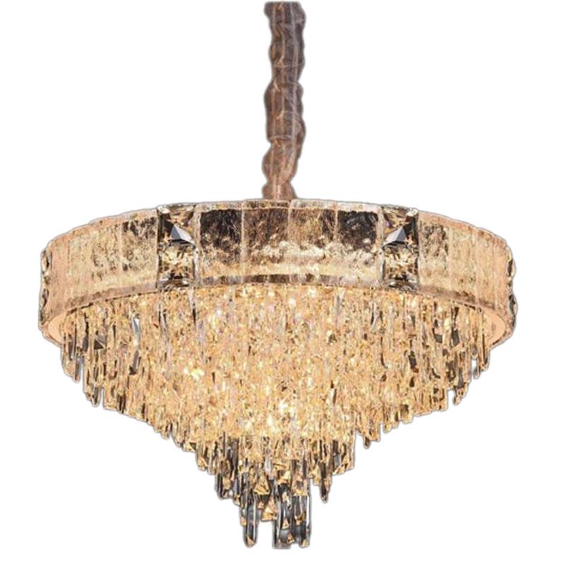 Đèn treo pha lê K9 cao cấp 355 decor E14*15 + LED 3000K - Ø600