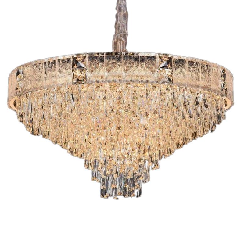Đèn treo pha lê K9 cao cấp 355 decor E14*22 + LED 3000K - Ø800