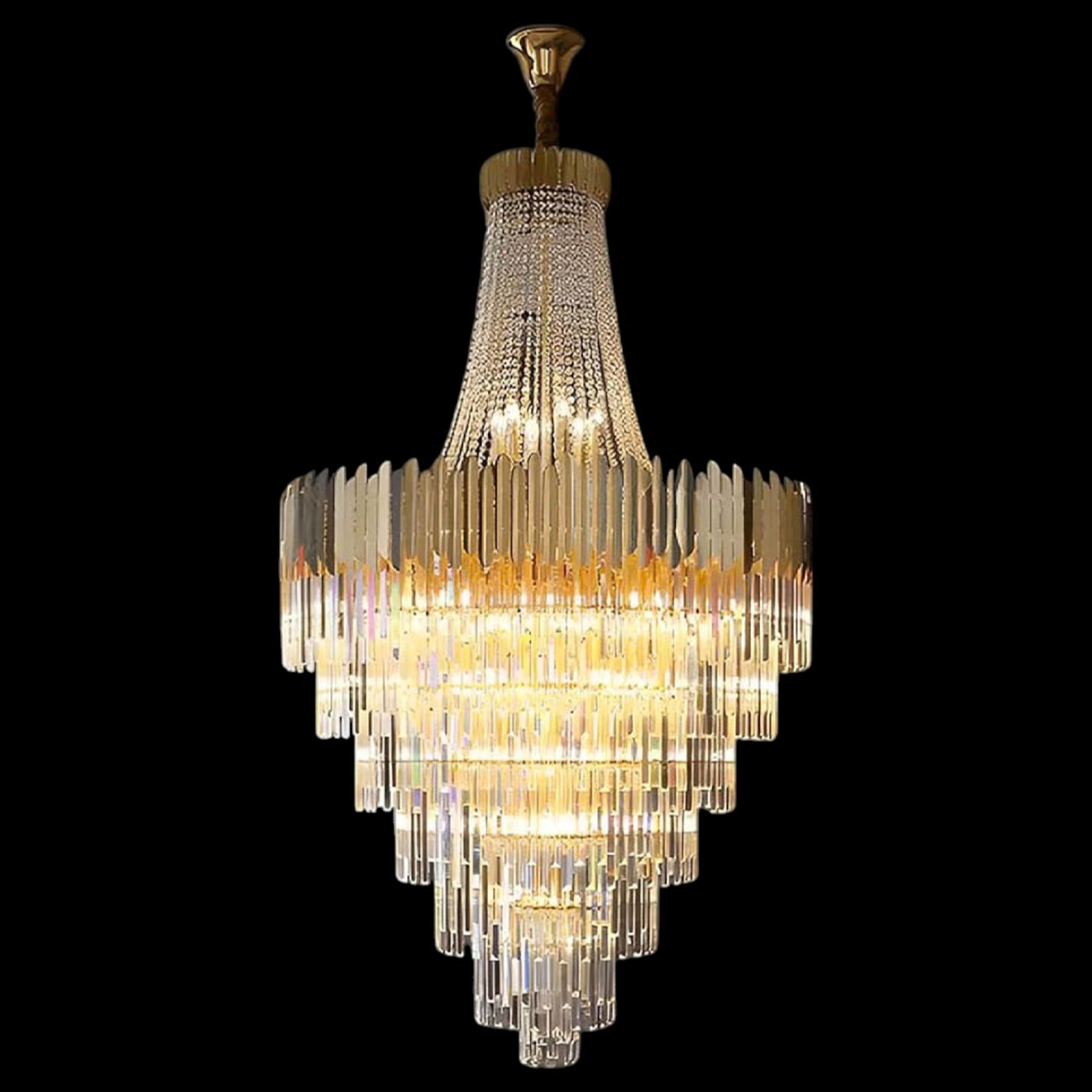 Đèn thả pha lê 355 Decor Ø1000*H1800 - E14*39