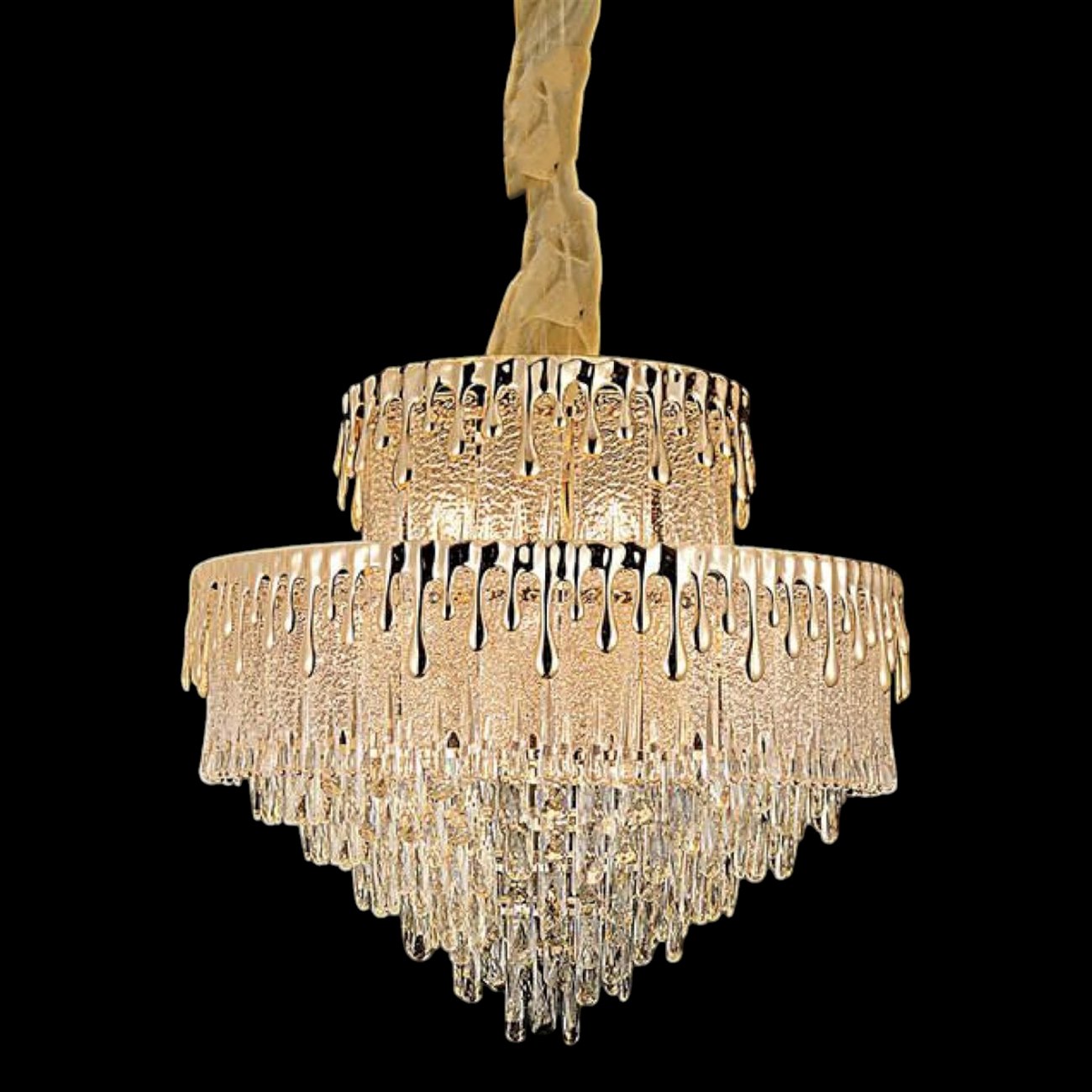 Đèn thả pha lê Ø800*H680 - E14*21