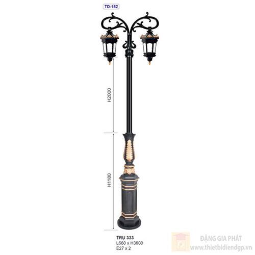 Đèn trụ sân vườn TRỤ 333 - E27 × 2