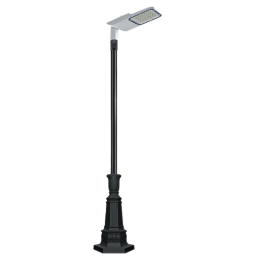 Đèn trụ sân vườn EUROTO TRỤ 355 - Đèn: L260 x W90 x H480 - Thân: L1100 x H4800 LED 150W