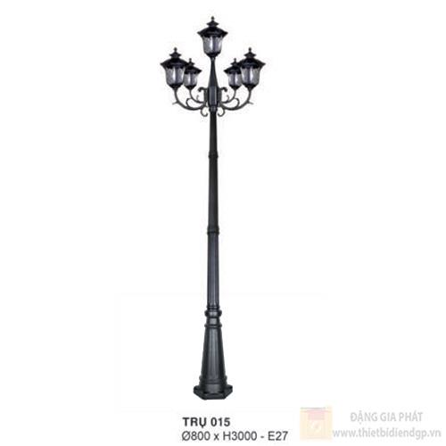 Đèn trụ sân vườn thiết kế cổ điển TRŲ 015 Ø800 x H3000- E27