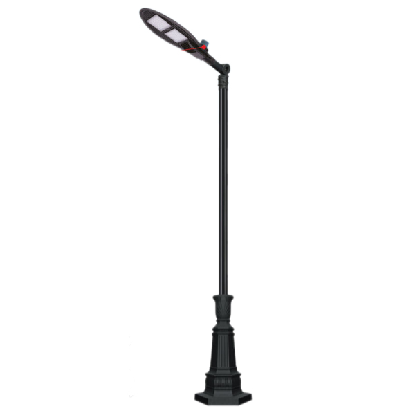 Đèn trụ sân vườn euroto TRỤ - 353 LED 100W - Đèn: L730 x W280 x H110 - Thân: L1100 x H4800