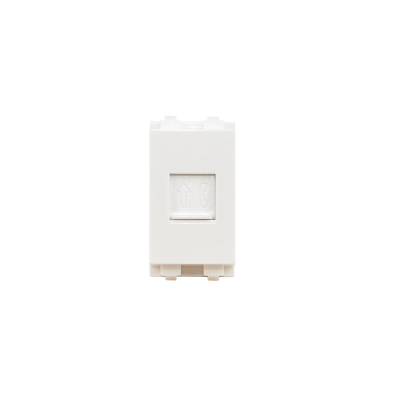 Hạt Ổ cắm điện thoại 4 dây Sino S18CC31RJ có màn che