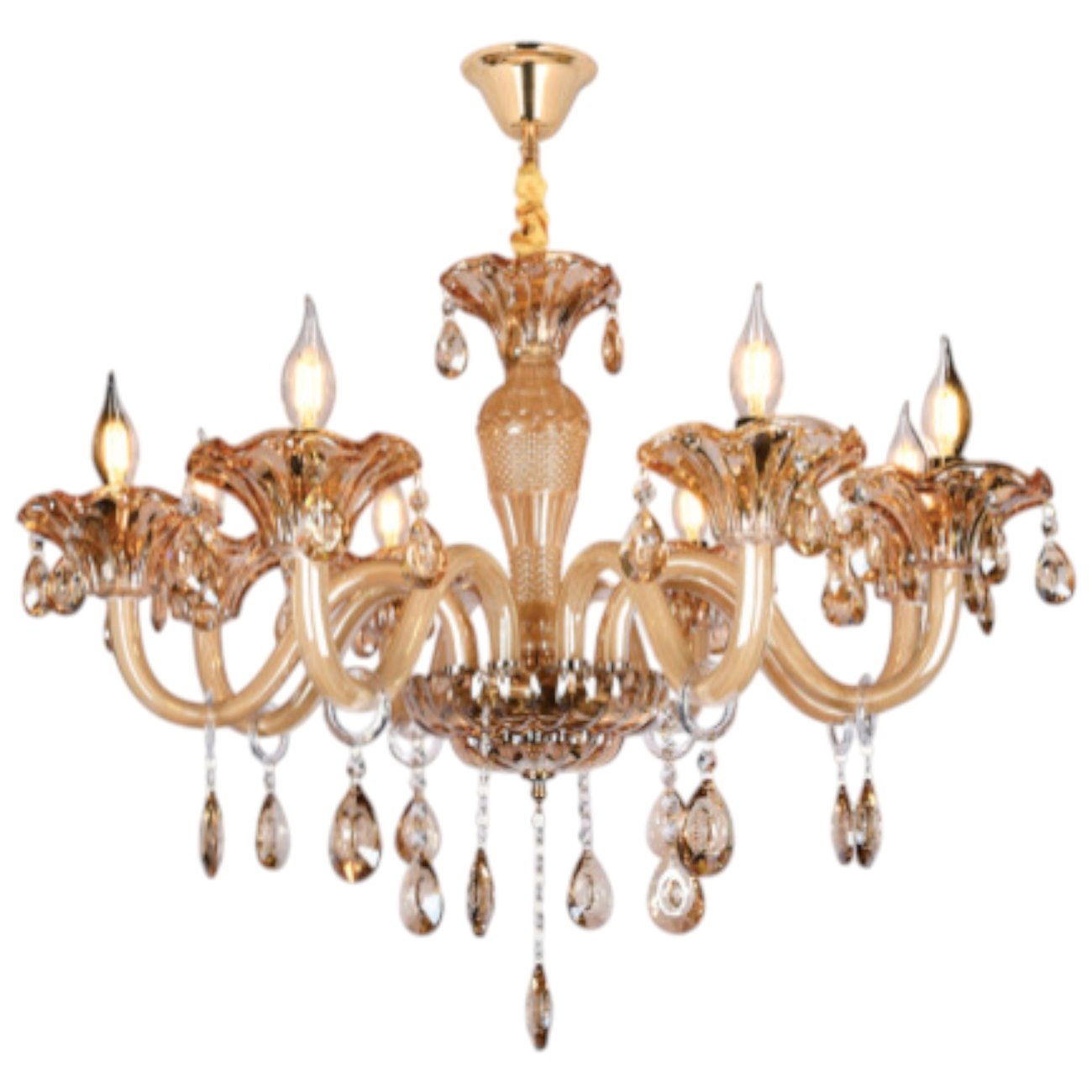 Đèn chùm pha lê Andora Ø620*H550+400-E14*6