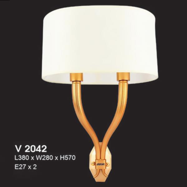 Đèn Vách Nghệ Thuật L380*W280*H570-E14*2
