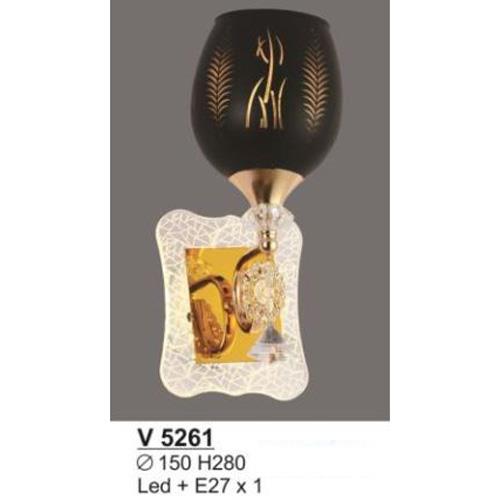 Đèn vách trang trí Sano LED +E27*1-Ø150*H280