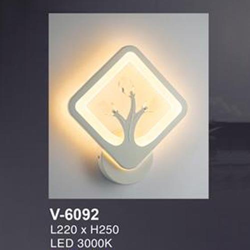 Đèn vách trang trí Led Verona 3000K, L220xH250