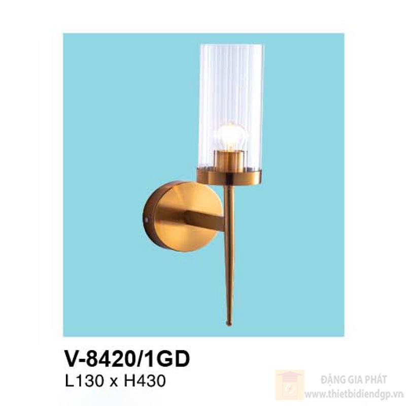 Đèn vách trang trí Verona L130*H430 - vỏ vàng
