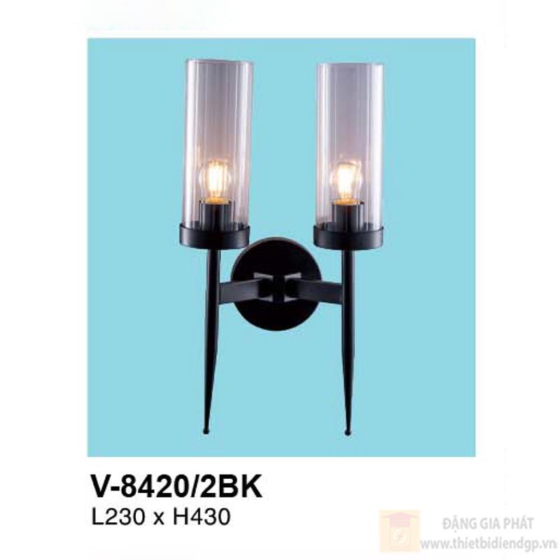 Đèn vách trang trí Verona L230*H430 - vỏ đen