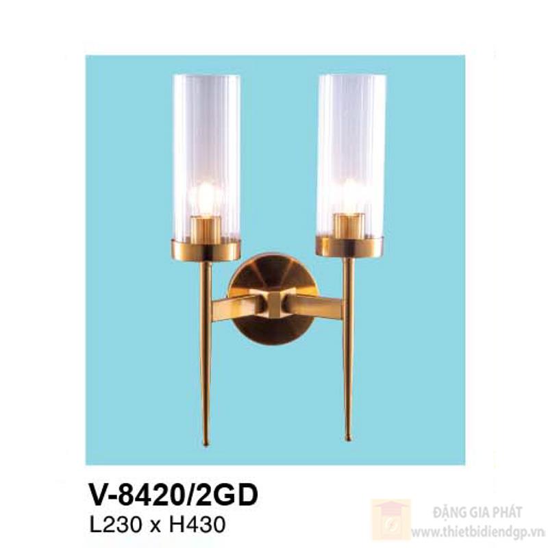 Đèn vách trang trí Verona L230*H430 - vỏ vàng
