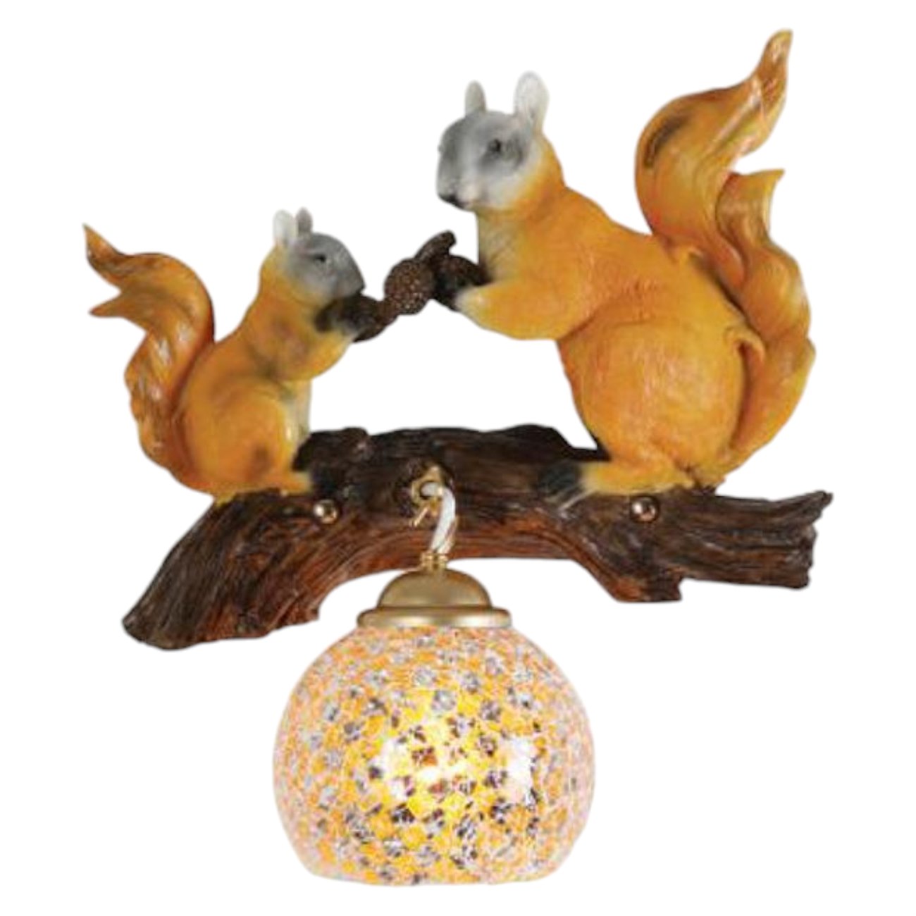 Đèn vách Hufa V 9273 L360*H380 E27*1 (Hình Mẹ con nhà sóc)