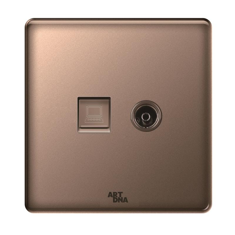 Ổ cắm mạng+ Tivi V12G